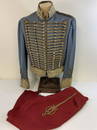 ANTIQUE K.U.K. AUSTRIAN HUNGARIAN EMPIRE HUSSAR OFFICER PELICE JACKET AND PANTS