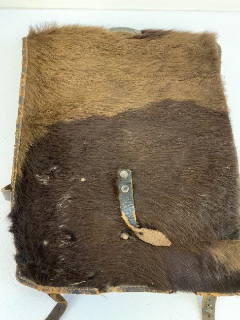 WWII GERMAN ARMY BACKPACK FUR BACK PACK BAG: WWII GERMAN ARMY BACKPACK FUR BACK PACK BAG .