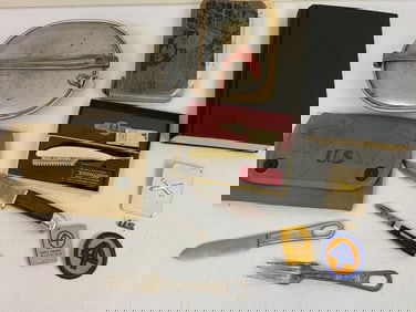 WWII US VETERAN 44TH DIVISION ARTILLERY OFFICER PERSONAL ITEMS