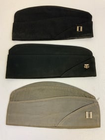 USN US NAVY VINTAGE OFFICERS LOT OF DECK CAPS