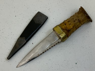 VINTAGE SCOTTISH SKEAN DHU KNIFE DAGGER