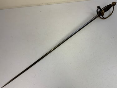 ANTIQUE 1739 NETHERLANDS HENDRIK VAN KOUWENHOVEN SWORD