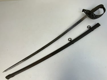 IMPERIAL GERMANY DAMASCUS BLADE HESSEN INFANTRY OFFICERS M 1854 SWORD