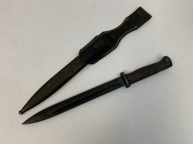 WWII GERMAN COMBAT BAYONET 43 cof MATCHING NUMBERS
