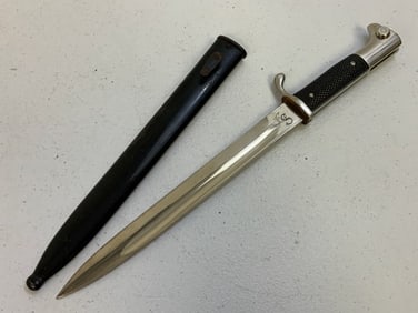 WWII GERMAN ARMY DRESS BAYONET EICKHORN ENGRAVED