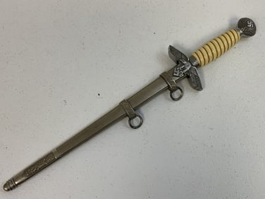 WWII GERMAN LUFTWAFFE OFFICERS DAGGER ANTON WINGEN SOLINGEN