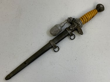 WWII GERMAN LUFTWAFFE OFFICERS DAGGER KLAAS SOLINGEN WITH HANGERS