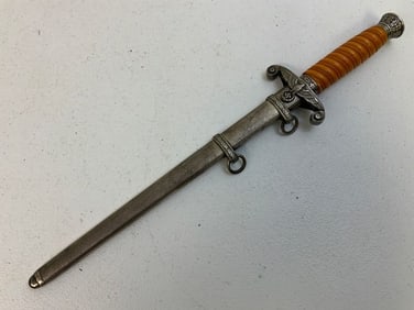 WWII GERMAN ARMY OFFICER DRESS WITH DAMASCUS BLADE