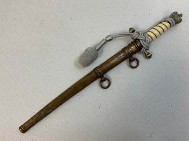 WWII GERMAN NAVY KRIEGSMARINE OFFICERS DAGGER EICKHORN