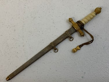 GERMAN NAVY OFFICERS MINIATURE DAGGER HORSTER