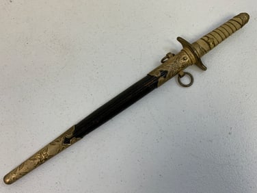 JAPAN WWII JAPANESE NAVY OFFICERS DRESS DAGGER DIRK