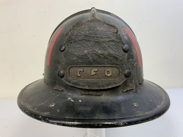VINTAGE US CFD FIREFIGHTERS HELMET