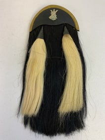 BLACK WATCH OF CANADA ROYAL HIGHLANDERS SCOTTISH LEATHER AND HORSEHAIR SPORRAN