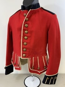 ANTIQUE BRITISH SCOTTISH HIGHLANDER RED COAT UNIFORM TUNIC