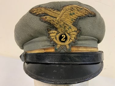 WWII FASCIST ITALY ITALIAN OFFICERS VISOR HAT