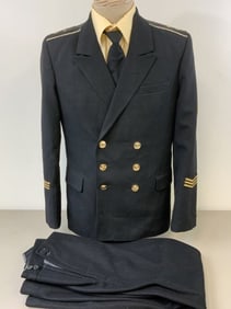 COLD WAR ERA USSR NAVY JUNIOR OFFICER UNIFORM TUNIC PANTS SHIRT TIE