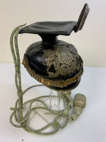 IMPERIAL GERMANY WURTTEMBERG UHLAN REGIMENT OFFICERS HELMET WITH CORDS