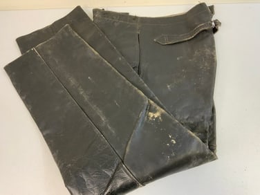 WWII GERMAN NAVY KRIEGSMARINE LEATHER PANTS U-BOAT AND SHIPS CREW