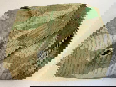 WWII GERMANY GERMAN MILITARY SPLINTER CAMMO ZELTBAHN 1944 DATED
