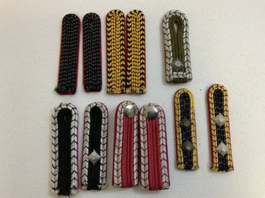 WWII GERMANY LOT OF SHOULDER BOARDS INSIGNIAS