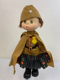 USSR SOLDIER GIRL DOLL