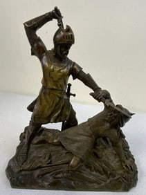 ANTIQUE HIGH QUALITY 19th CENTURY GERMAN BRONZE STATUE