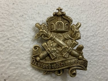 WWI IMPERIAL GERMAN WAR VETERANS ORGANIZATION PIN BADGE