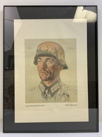 GERMANY THIRD REICH FRAMED ARTWORK PRINT