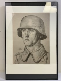 GERMANY THIRD REICH FRAMED ARTWORK PRINT