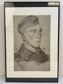 GERMANY THIRD REICH FRAMED ARTWORK PRINT