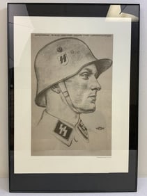 GERMANY THIRD REICH FRAMED ARTWORK PRINT