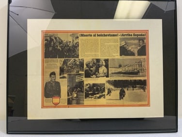 GERMANY THIRD REICH FRAMED ARTWORK PRINT