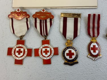 WWII UK BRITISH RED CROSS GROUP 1944