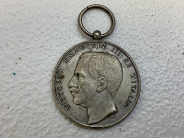 ITALY ANTIQUE 1908 MEDAL