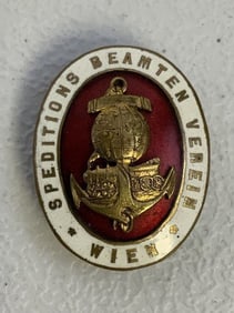 AUSTRIA SEA TRANSPORT ASSOCIATION ENAMEL LAPEL BADGE
