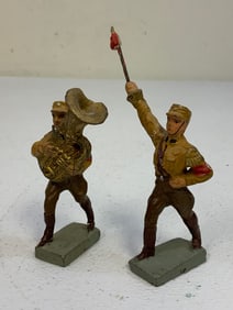 GERMAN NAZI PERIOD LINEOL / ELASTOLIN TOY SOLDIERS SA BROWN SHIRT