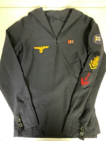 WWII GERMAN KRIEGSMARINE NAVY SAILOR BLUE UNIFORM JUMPER