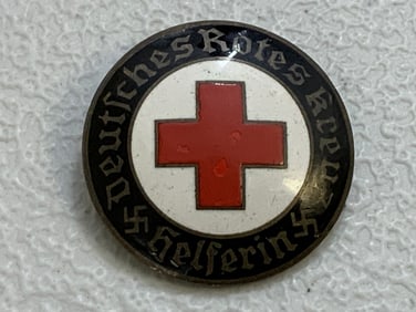 NAZI GERMANY DRK RED CROSS SERVICE BADGE