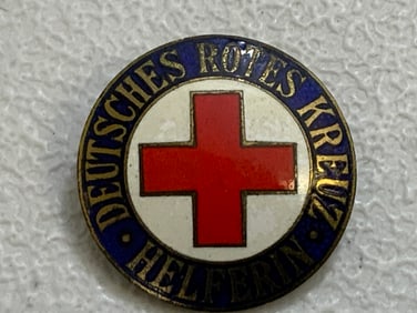 GERMANY EARLY DRK RED CROSS SERVICE BADGE