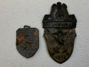 NAZI GERMANY GROUND RECOVERED ITEMS