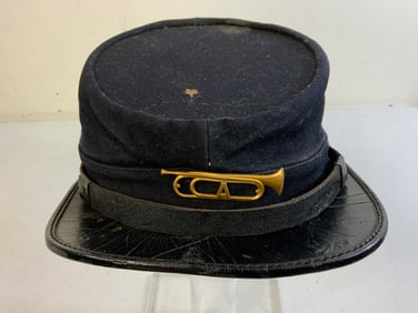 ANTIQUE US 1881 ARMY KEPI TEXAS REGIMENT MUSICIANS