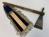 ANTIQUE LARGE PRESENTATION PIPE TOMAHAWK