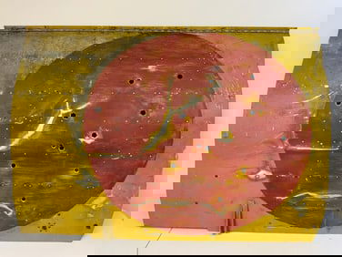 LARGE PART OF WWII JAPANESE AIRCRAFT PLANE FUSELAGE WITH INSIGNIA PAINTED