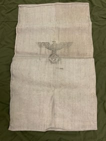 WWII GERMAN HEER ARMY HEAVY BURLAP GRAIN SACK 1944