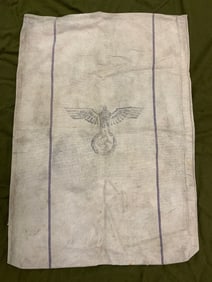 WWII GERMAN HEER ARMY HEAVY BURLAP GRAIN SACK 1942