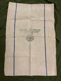 WWII GERMAN HEER ARMY HEAVY BURLAP GRAIN SACK 1938