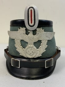 GERMANY THIRD REICH CITY POLICE SHAKO HELMET