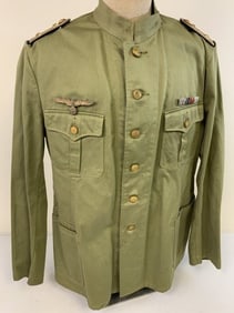 WWII GERMAN NAVY KRIEGSMARINE U-BOAT DOCTOR MEDIC CANVAS UNIFORM TUNIC