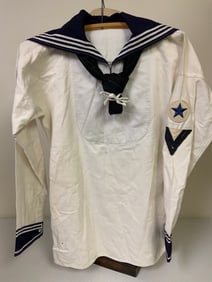 WWII GERMAN KRIEGSMARINE NAVY SAILOR WHITE UNIFORM JUMPER 1938
