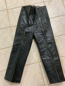 WWII GERMAN NAVY KRIEGSMARINE LEATHER PANTS U-BOAT AND SHIPS CREW